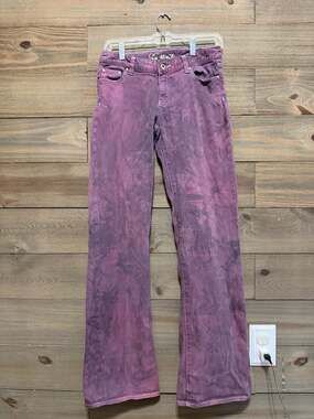 G-Unit Purple Acid Wash Flare Jeans